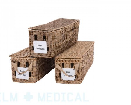 Period dressing cases wicker